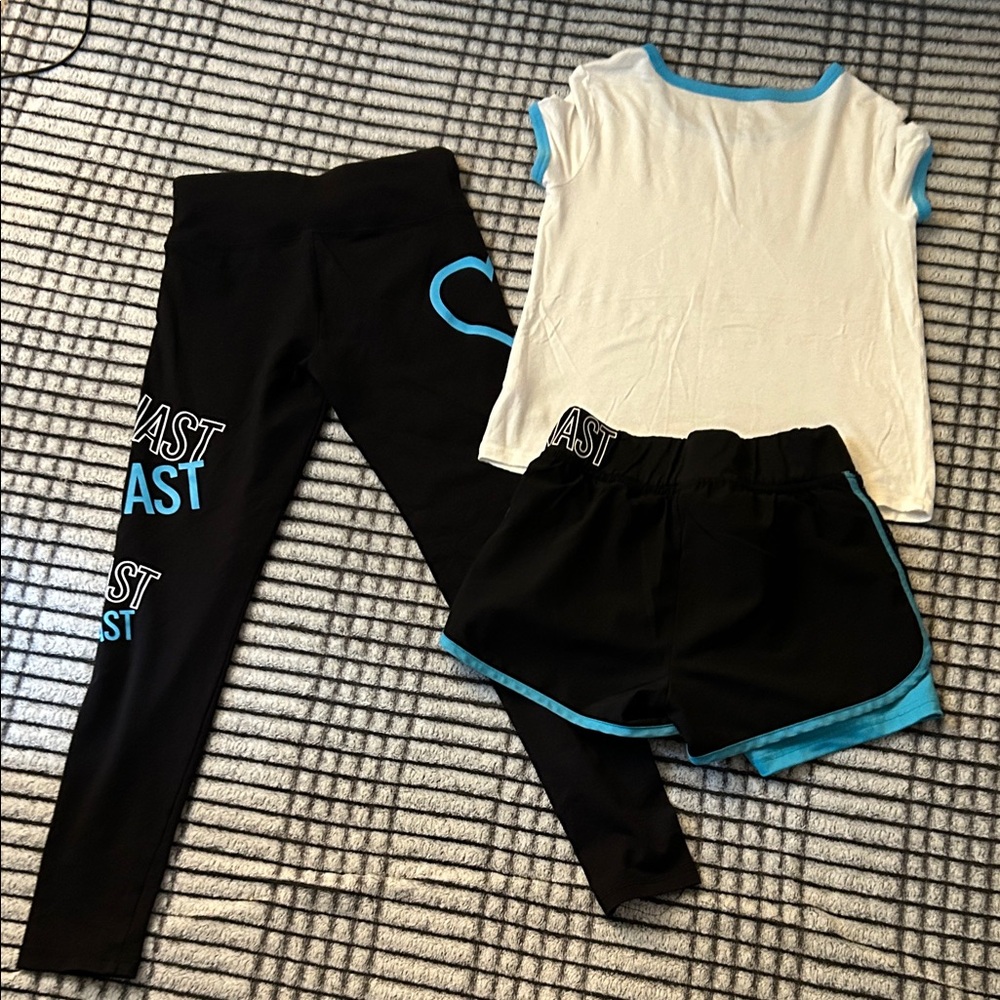 Justice Gymnastics Three Piece Set (Girls 10) - Picture 7 of 7